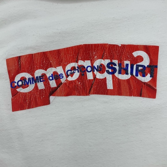 Supreme Commes Des Garçons Box Logo Shirt Large - Picture 4 of 8